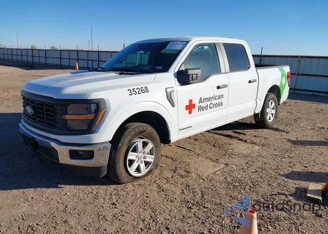 2025 Ford F-150 Xl Hybrid из США, поврежденный, VIN 1FTFW1FD6SFB49876